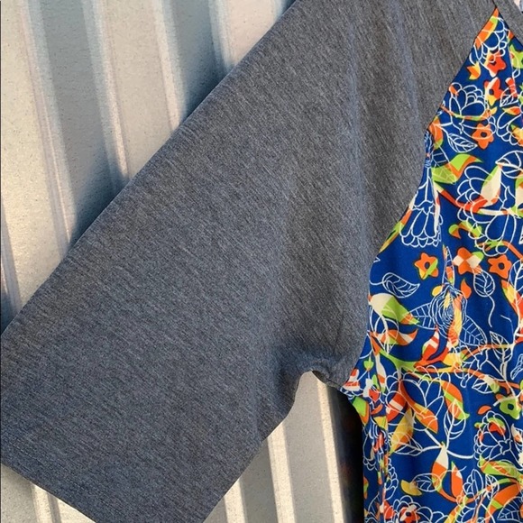 NWT Lularoe Julia Blue Print Day Dress 3XL - Picture 6 of 8